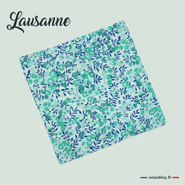 Pochette de costume liberty vert menthe "Lausanne"
