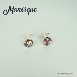 Boutons de manchette "Manosque"