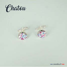 Boutons de manchette "Chatou"