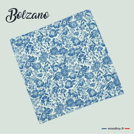 Pochette de costume fleurie bleue "Bolzano"