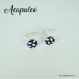 Boutons de manchette "Acapulco"