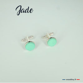 Boutons de manchette "Jade"