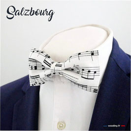 Noeud papillon "Salzbourg" - motif notes de musique