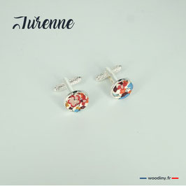 Boutons de manchette liberty "Turenne"