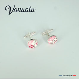 Boutons de manchette "Vanuatu"