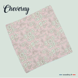 Pochette de costume rose liberty "Cheverny"