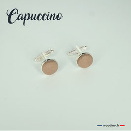 Boutons de manchette "Cappucino"