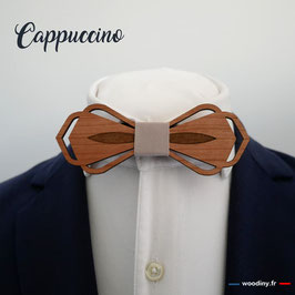 Noeud papillon en bois - Le Bucolique "Cappuccino"