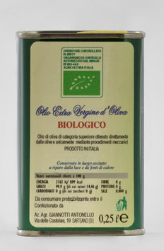 Lattina 0,25 litri Biologico 2021