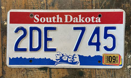 Plaque immatriculation Dakota du sud
