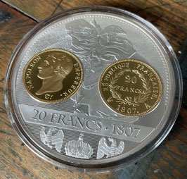 Médaille de table 20 francs 1807