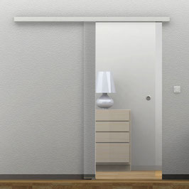 Schiebetür - ESG 8 mm, Klar (Weißglas)
