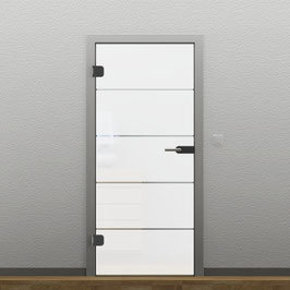 Glastür - ESG 8 mm, Siebdruck (LGP-2602-A)