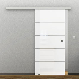 Schiebetür - ESG 8 mm, Siebdruck (LGP-2602-S)