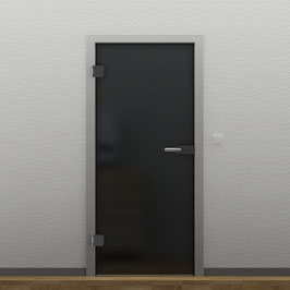 Glastür - VSG 8.76 mm, Schwarz (Blickdicht)