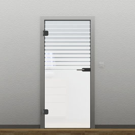 Glastür - ESG 8 mm, Siebdruck (Motiv-5)