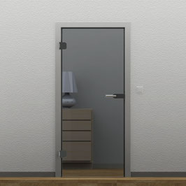 Glastür - ESG 8 mm, Grau (CEU-2603-A)