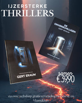Pakket van twee thrillers van Gert Erauw; De onverschilligen en 291