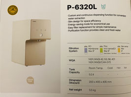COWAY P-6320 L – Auftisch-Umkehrosmose-Anlage