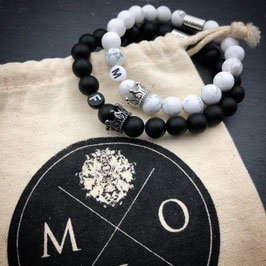 Couple-Crown Black&Silver