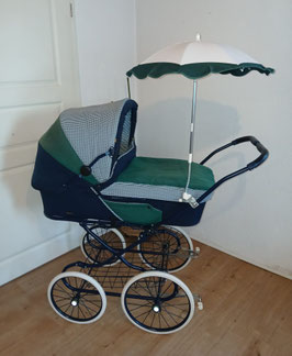 Dänischer Nostalgie XL Kinderwagen Brio 90er Vintage Retro inkl. Sitzlehne, Zubehör