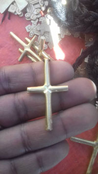 Croix éthiopienne en Laiton Simple
