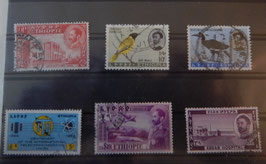 Série de Timbres éthiopiens originaux "Divers 1"