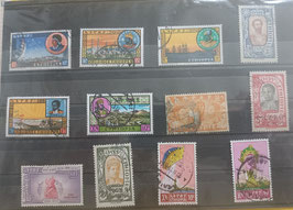 Série de Timbres éthiopiens originaux "Rois et Reines d'Ethiopie"