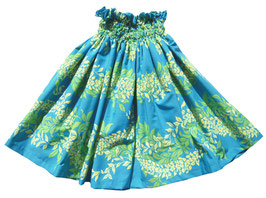 【236-0007】Keiki Single Pau Skirt (Turquoise)