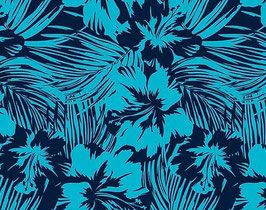【291-0136】Poly Cotton Fabric (Blue)
