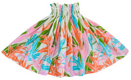 【216-0173】Single Pa'u Skirt (Natural/Pink)