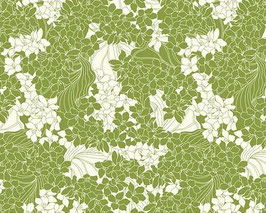【291-0058】Poly Cotton Fabric (Sage/Cream)