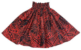 【216-0176】Single Pa'u Skirt (Red)