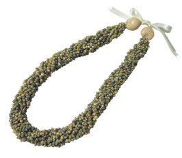 【276-0115】Twisted Shell Lei (Green)