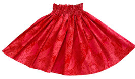 【216-0178】Single Pa'u Skirt (Red)
