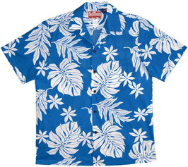 【232-0008】SALE  Aloha Shirt (Blue)