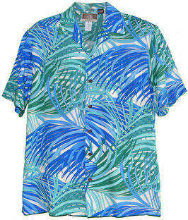 【232-0011】SALE  Aloha Shirt (Blue)