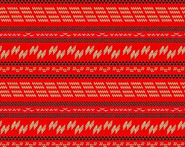 【691-0312】Poly Cotton Fabric (Red)