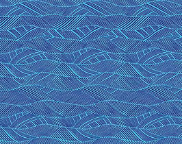 【291-0264】Poly Cotton Fabric (Blue)