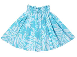 【236-0014】Keiki Single Pau Skirt (Aqua)