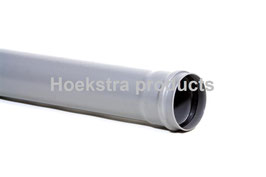 PVC buis 250 mm - 5 meter + manchettromp