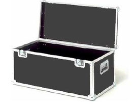 Unterstellbox (Flightcase-Truhe) 90x30x43cm / Multiplex Glatt
