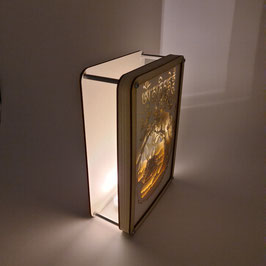 Buddha 3D  Schattenbox Kunstobjekt