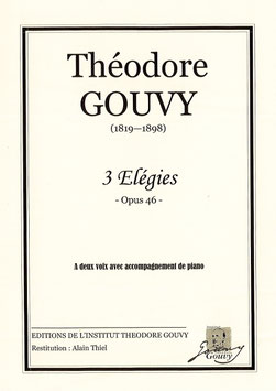 3 Elégies Opus 46 - Théodore Gouvy