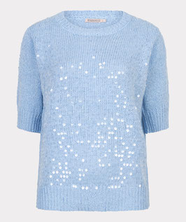 Esqualo top SP26 02004 pacific bleu - Elegante top met comfortabele fit