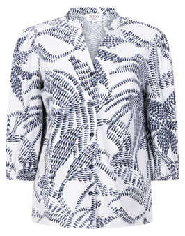 Zoso top met print 262 leonie white/navy - sportief en stijlvol