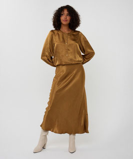 ESQUALO F25.15514  blouse golden olive SALE
