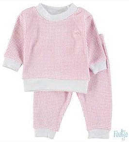 Feetje wafel-pyjama "305532 " Pink