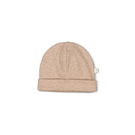 Feetje muts rib basic taupe melange 53100569
