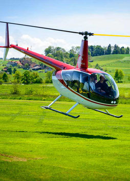 Helikopter selber fliegen R44 Zürich